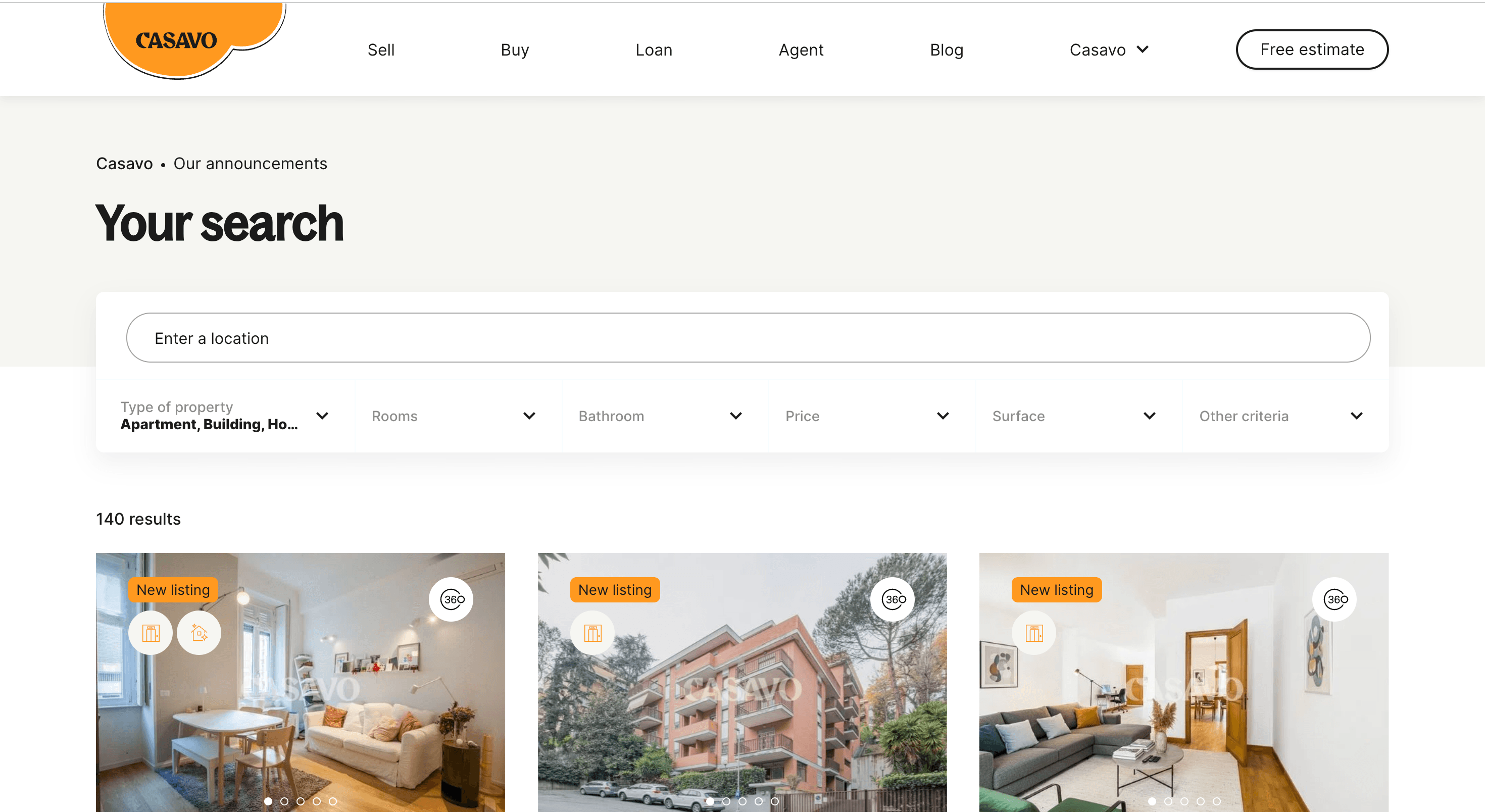 Casavo - Smart Home Buying Platform