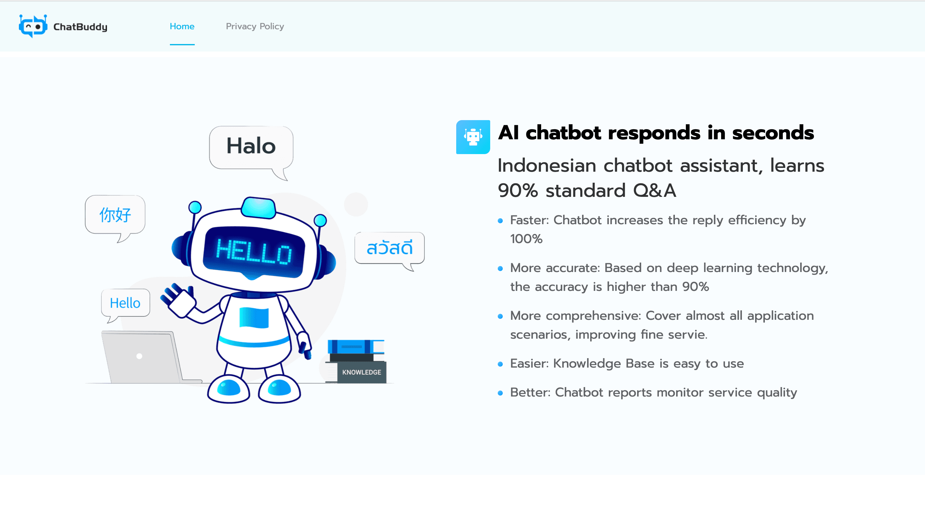 ChatBuddy AI Powered Chatbot